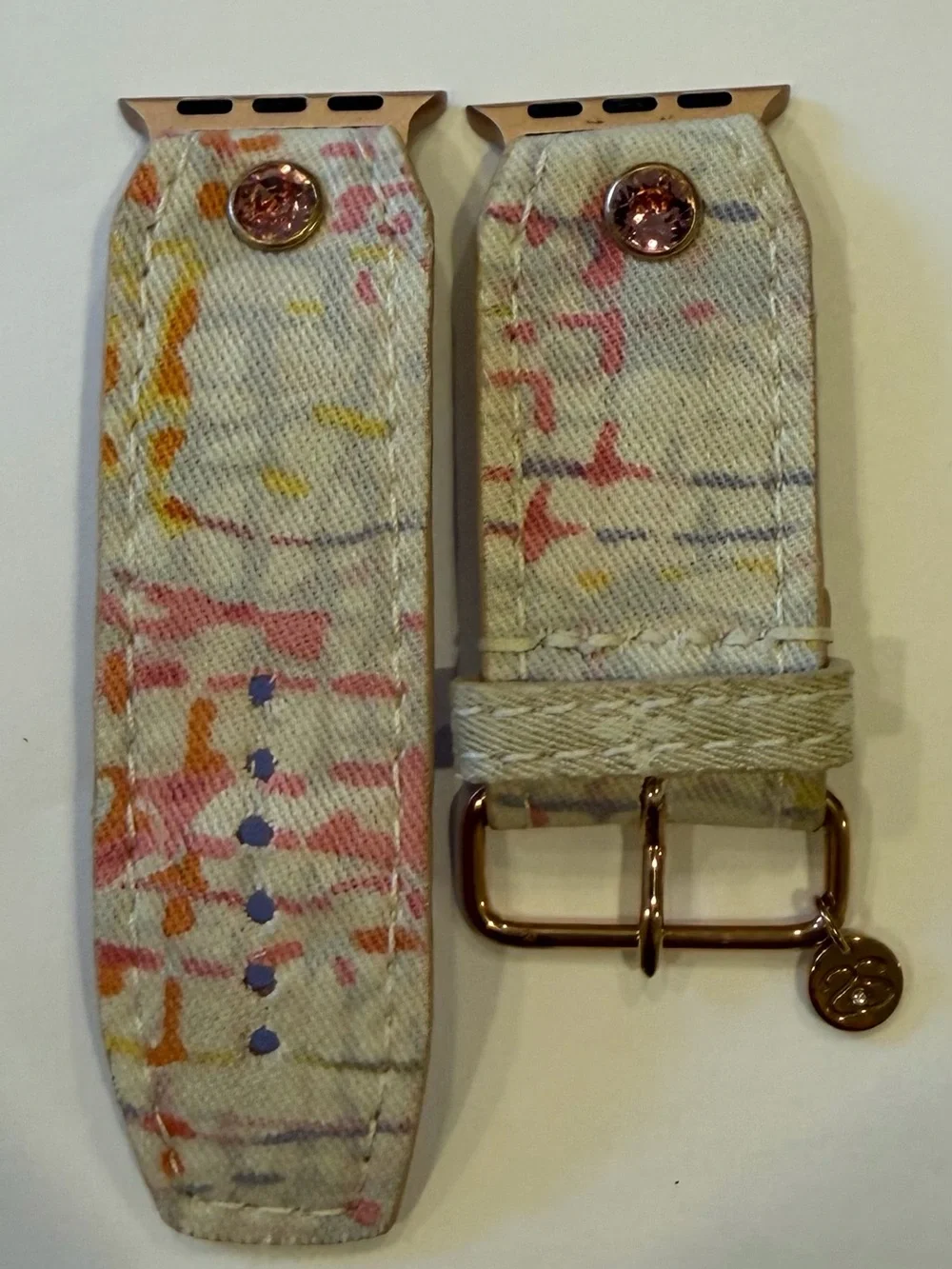 Multicolor Chanel Spark*l band for Apple Watch, size 2